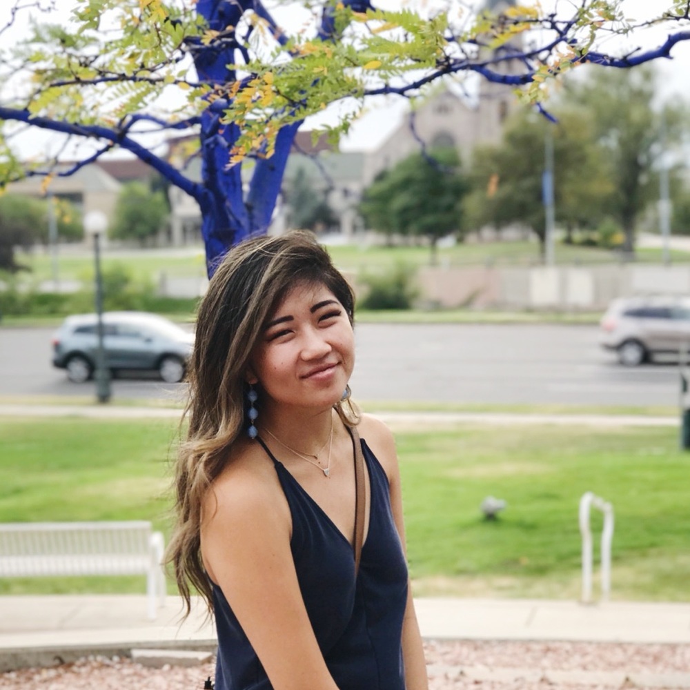 UO Silence and Noise Navy Blue Dress